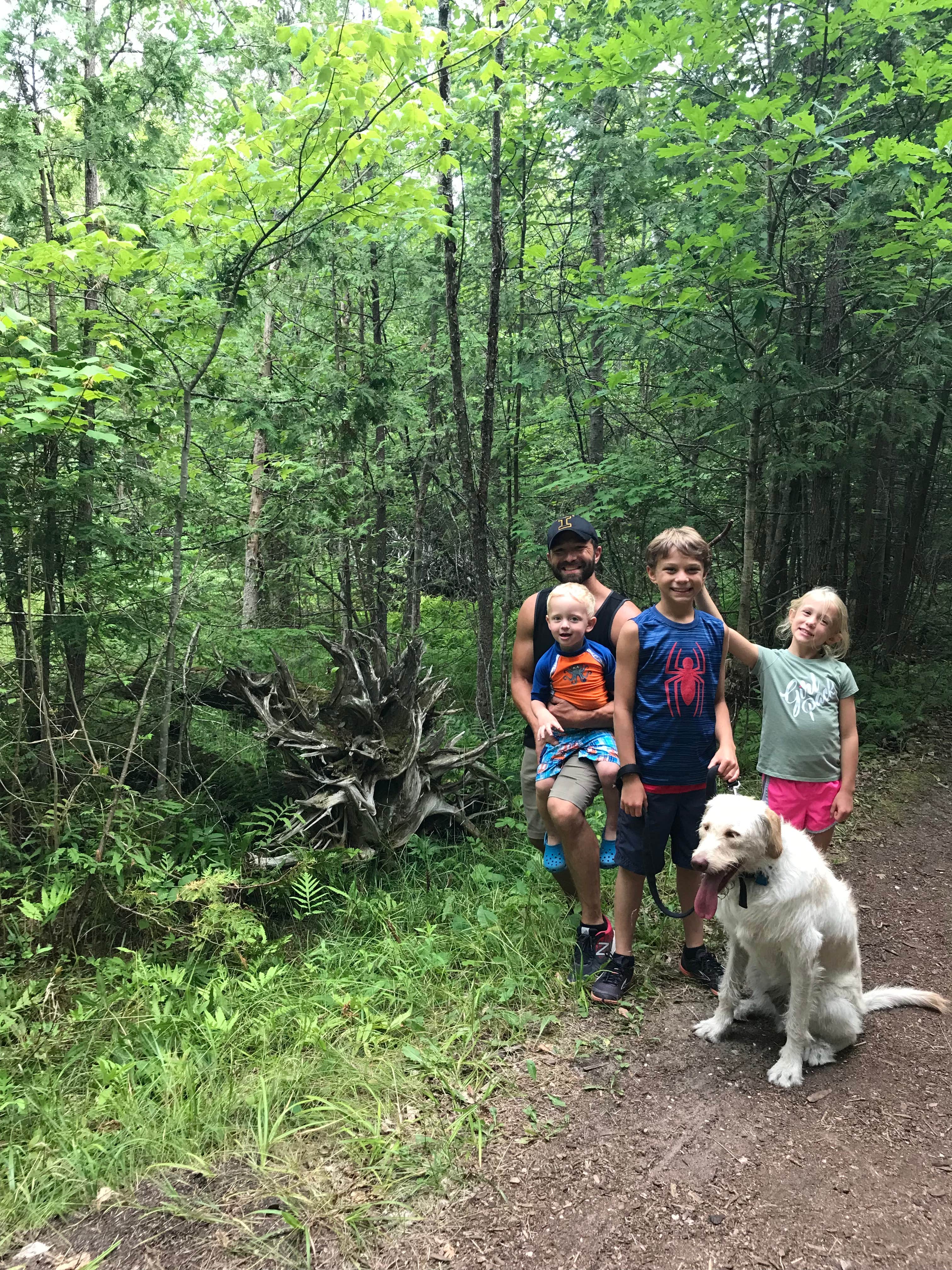 Heather M.'s photo of camping with pets at North Higgins Lake State Park Campground near Grayling, MI