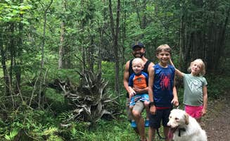 Heather M.'s photo of camping with pets at North Higgins Lake State Park Campground near Frederic, MI