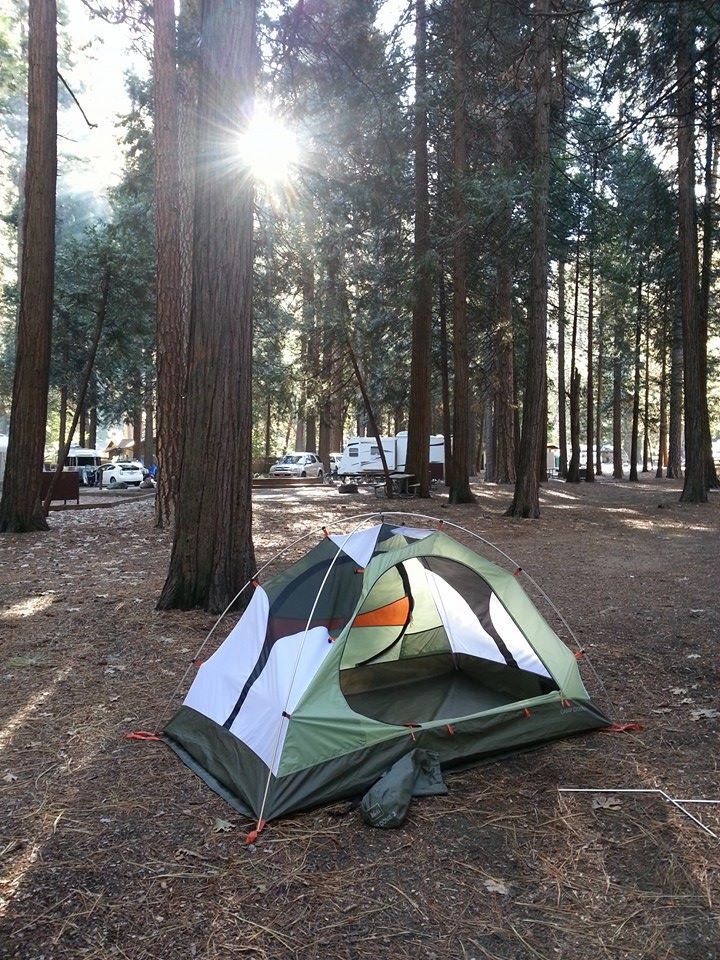 North Pines Campground in Yosemite National Park, California