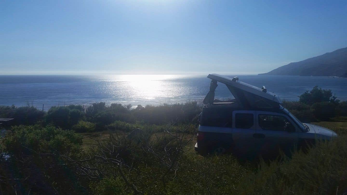Mon M.'s photo of rv camping at Kirk Creek Campground near Big Sur, CA