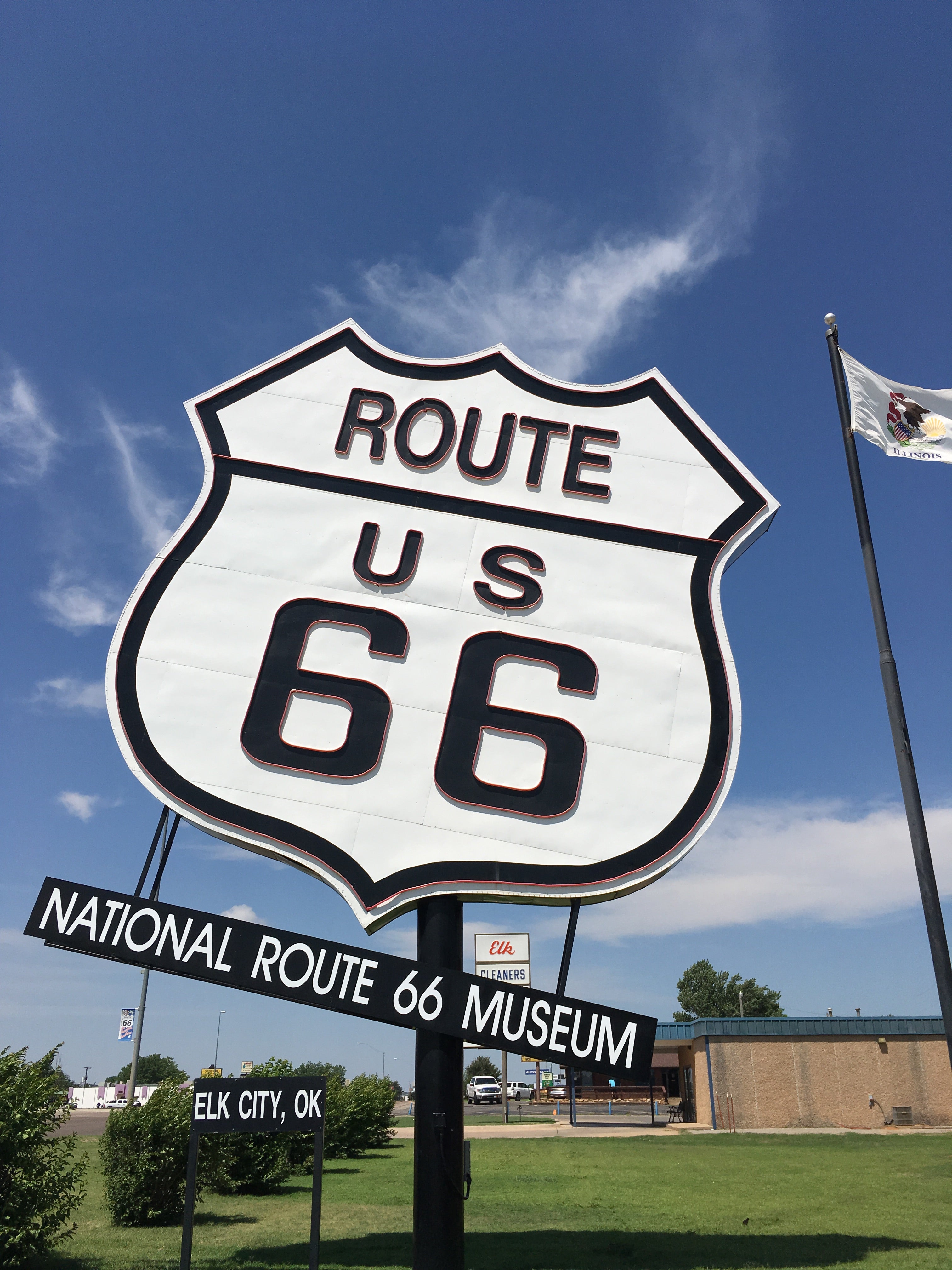 Foss is not too far from the Route 66 Museum