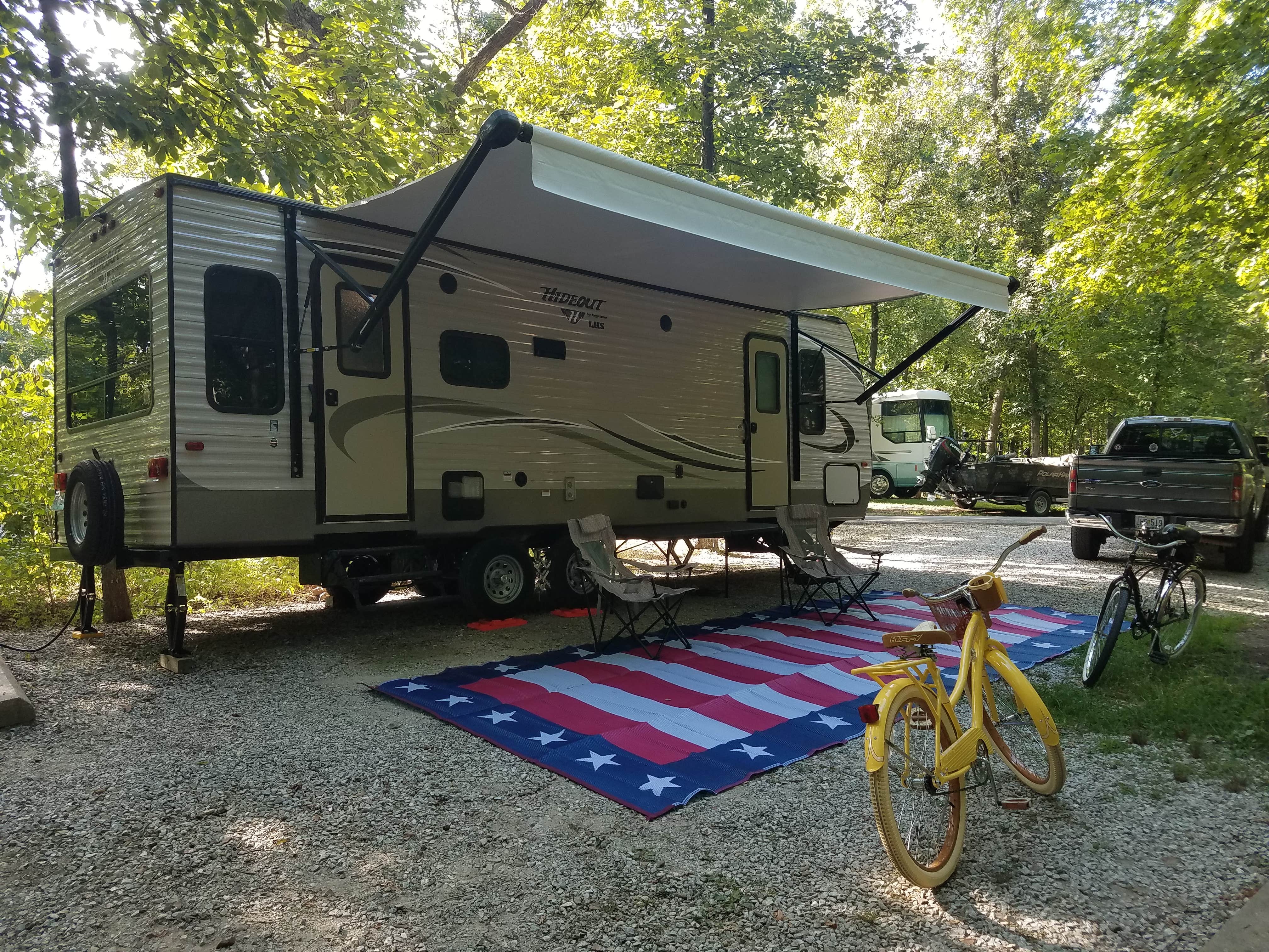 Stacy D.'s photo of rv camping at Puma — Mark Twain State Park near Lewistown, MO