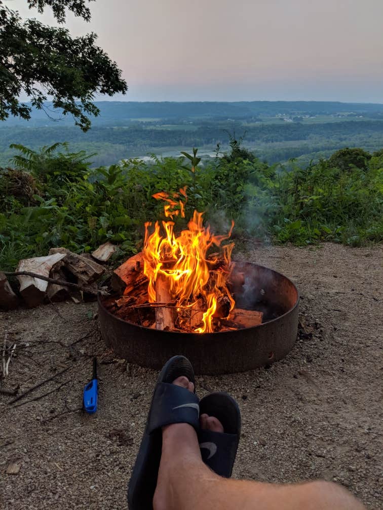 Jay W.'s photo at Wisconsin Ridge Campground — Wyalusing State Park near Bagley, WI