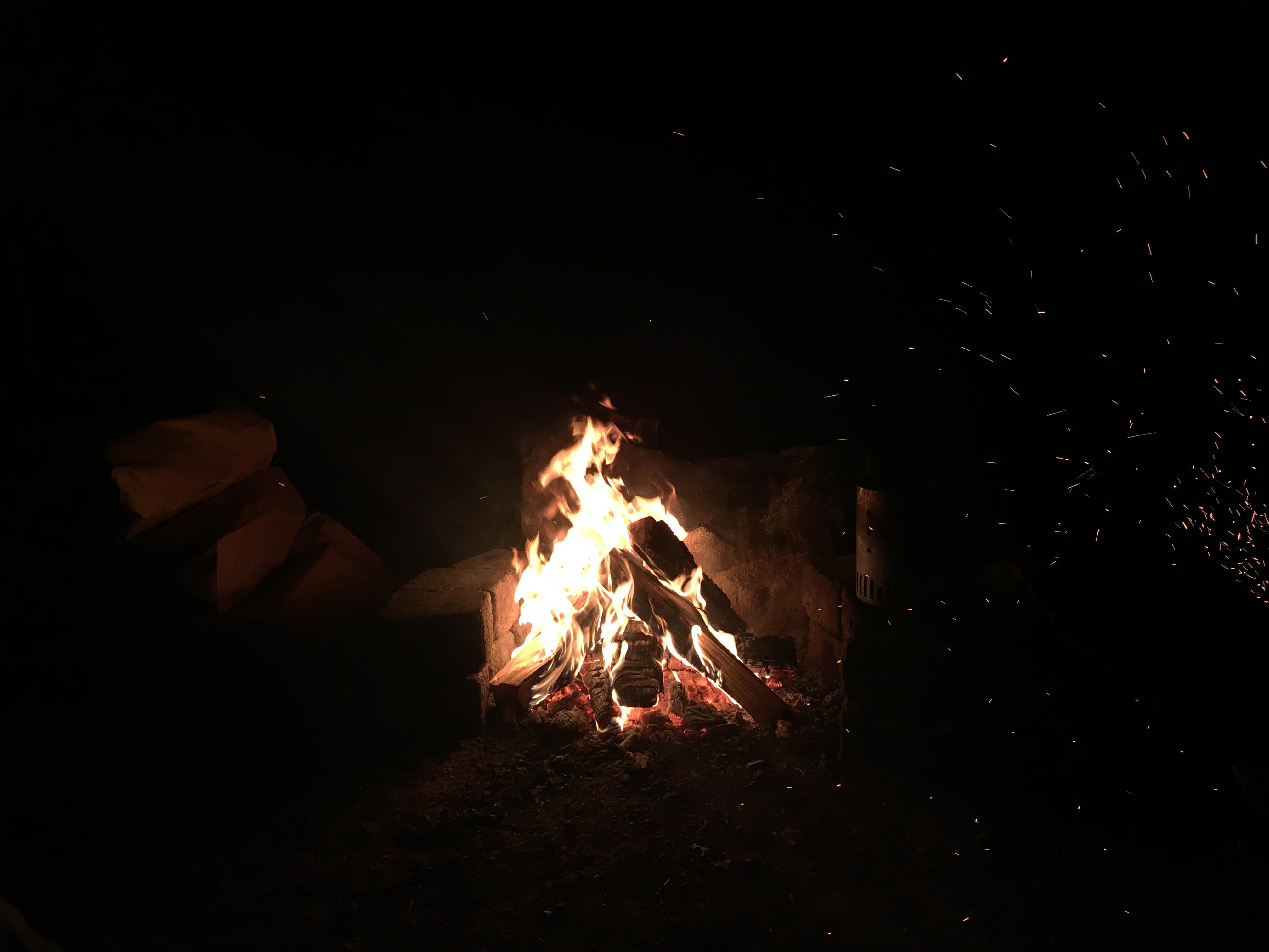 campfire at harbor hill