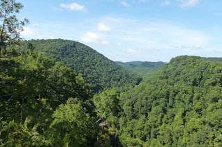 Camper submitted image from Natural Tunnel State Park Campground - 2