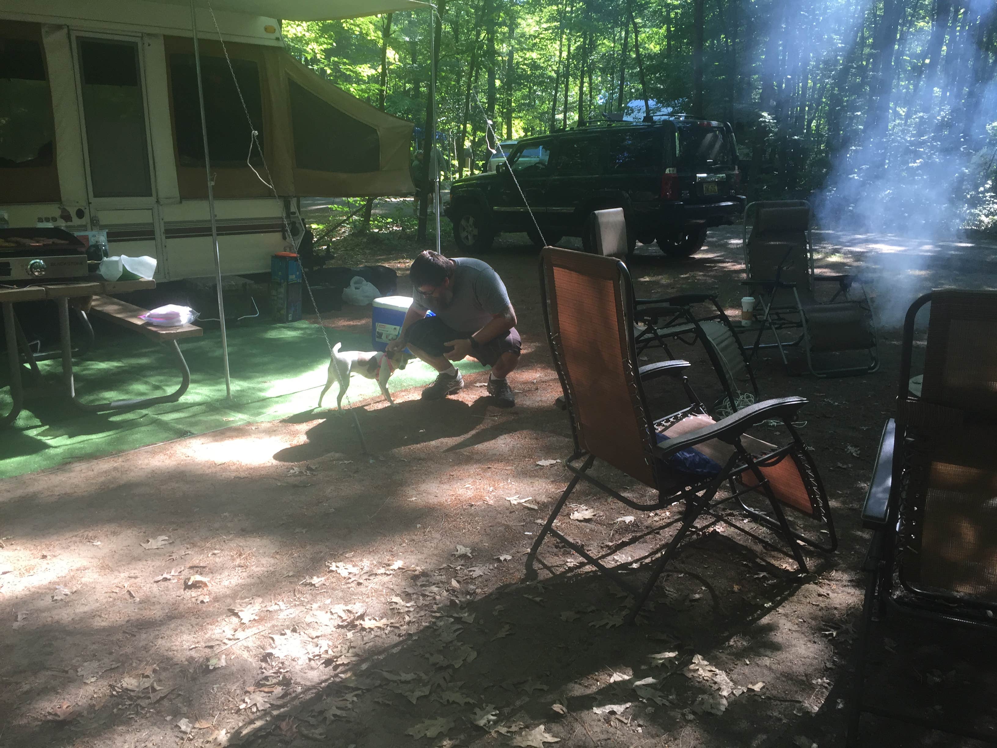 Camper-submitted photo at Newaygo State Park Campground near Lake, MI