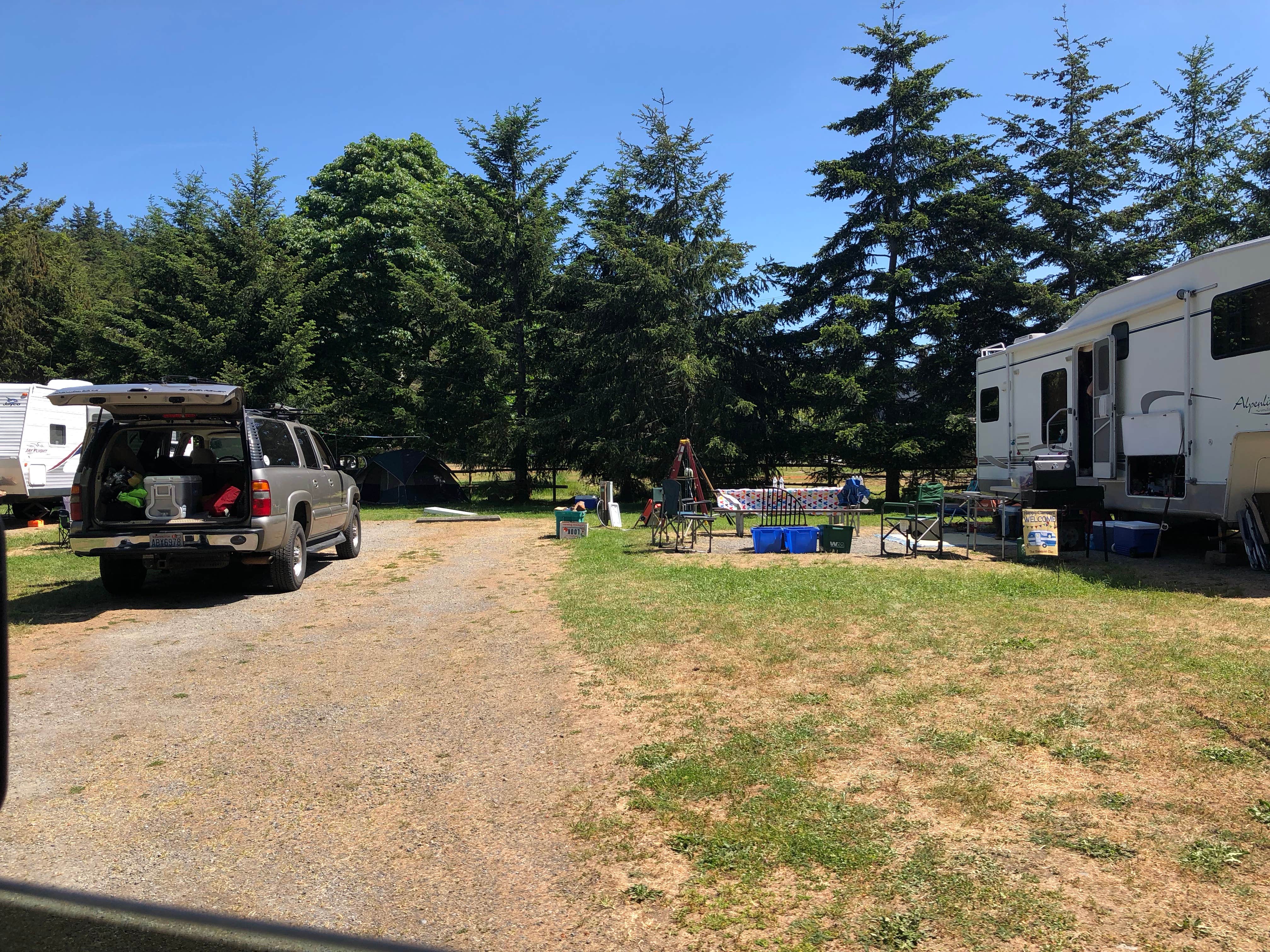 Camper submitted image from Upper Forest Campground — Fort Worden Historical State Park - 5