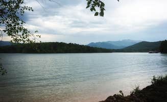 Carrie A.'s photo of a dispersed camping area at Lake Chatuge Dispersed near Sautee Nacoochee, GA