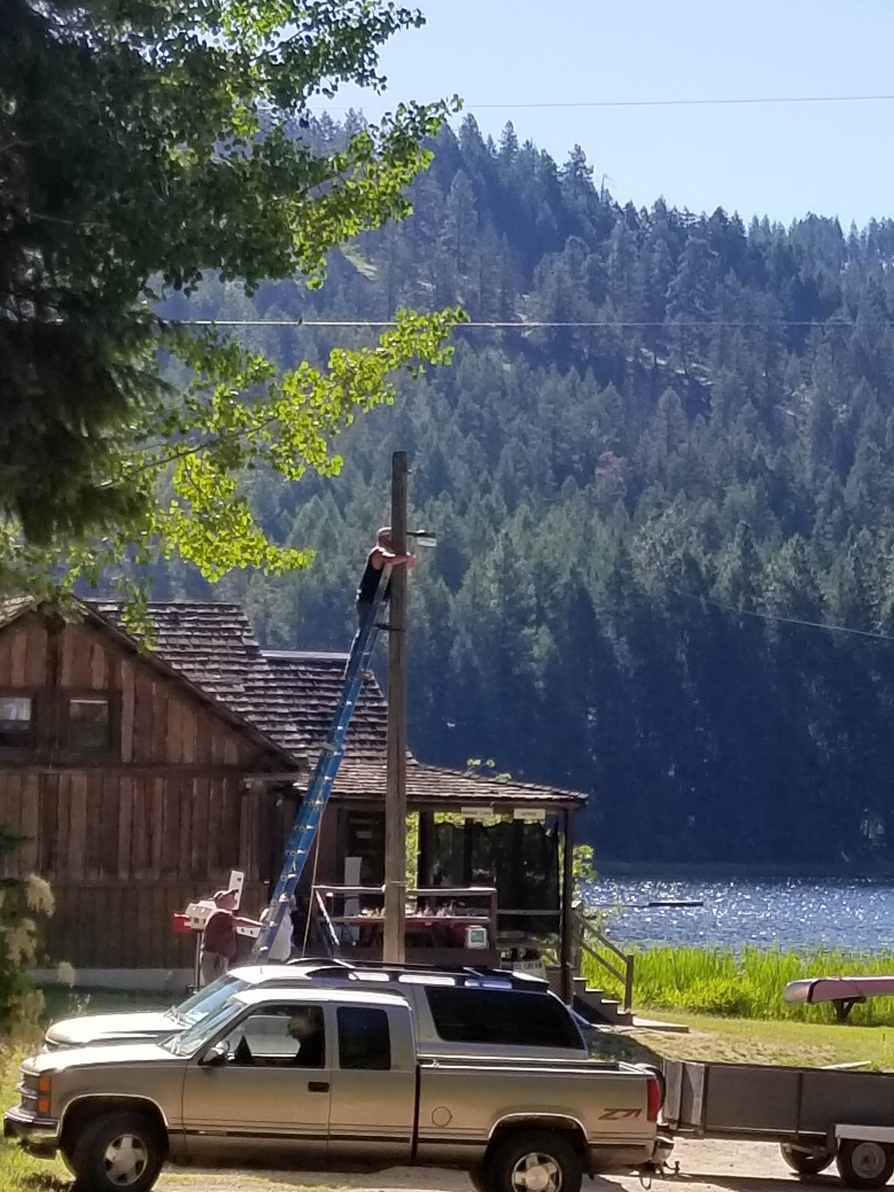 Camper-submitted photo at Mirror Lake near Ponderay, ID
