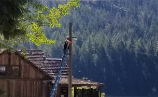 Krista L.'s photo of rv camping at Mirror Lake near Noxon, MT