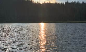 Camping near Double Arrow Lookout: Lake Elsina - Dispersed, Seeley Lake, Montana