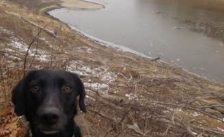 jennifer M.'s photo of camping with pets at Equestrian Campground — Elk Rock State Park near Johnston, IA