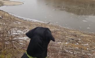 jennifer M.'s photo of camping with pets at Equestrian Campground — Elk Rock State Park near Ottumwa, IA