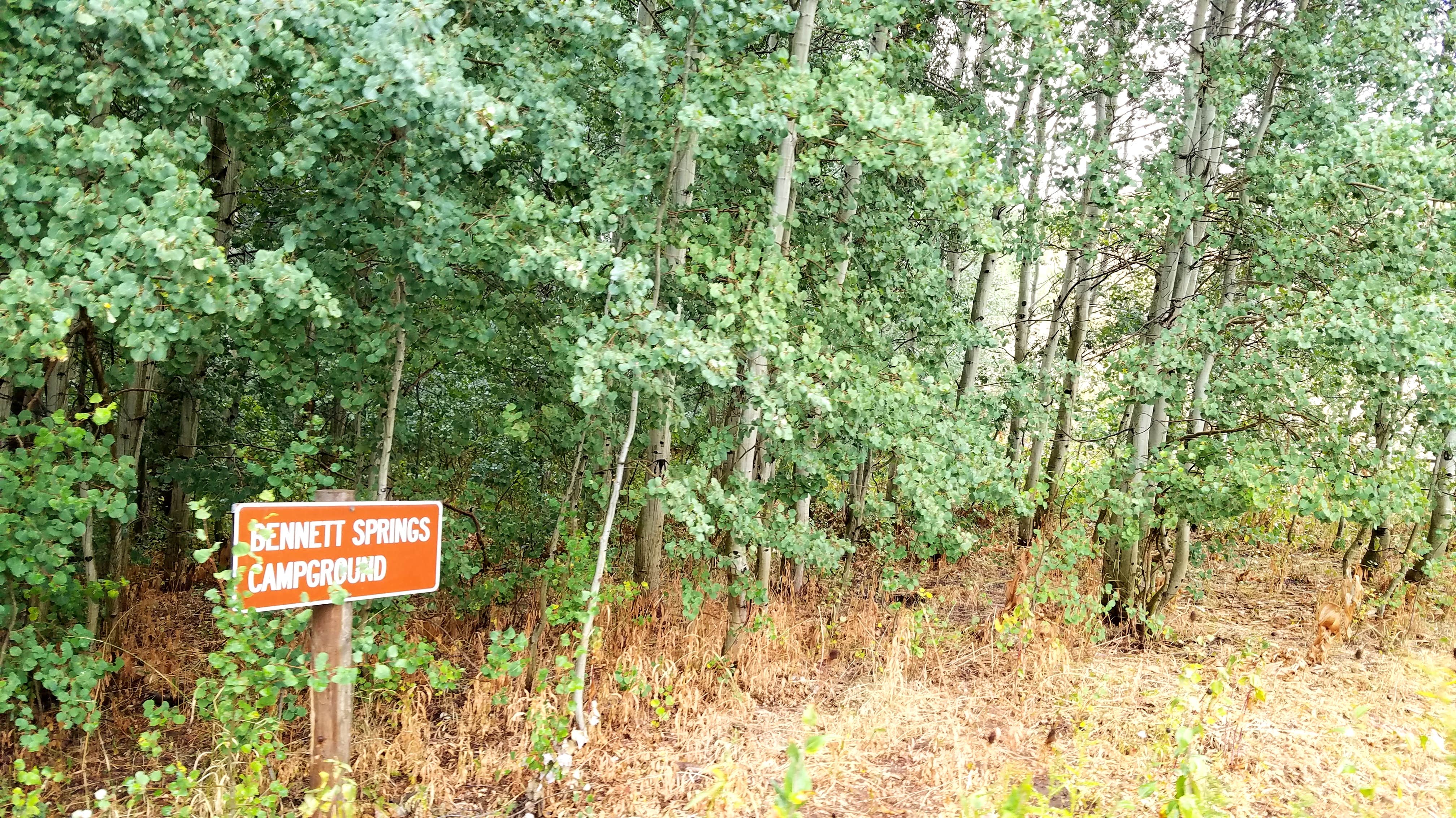 Camper-submitted photo at Bennett Springs near Park Valley, UT