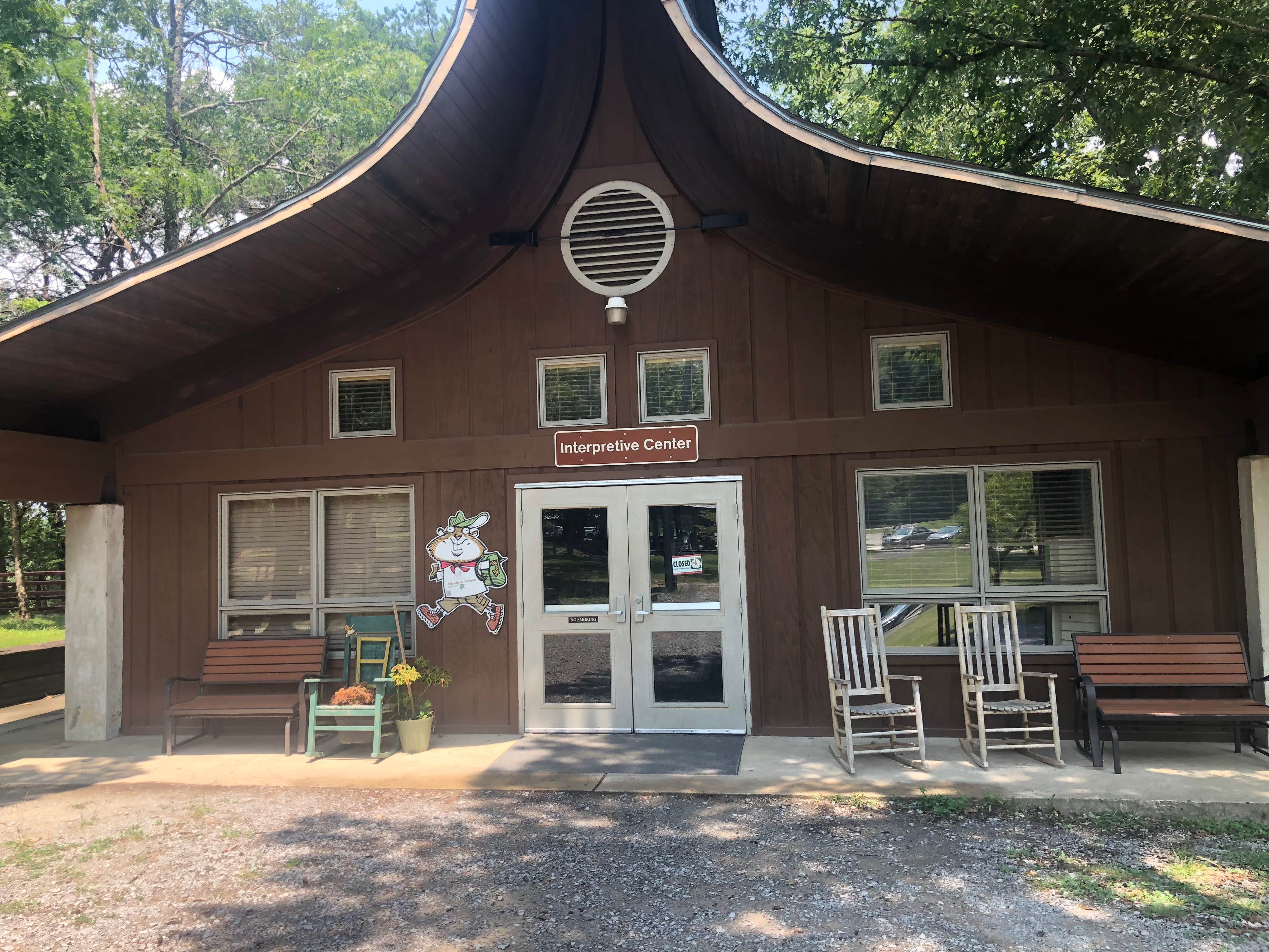 Shelly S.'s photo of glamping accommodations at Cloudland Canyon State Park Campground near Rainsville, AL