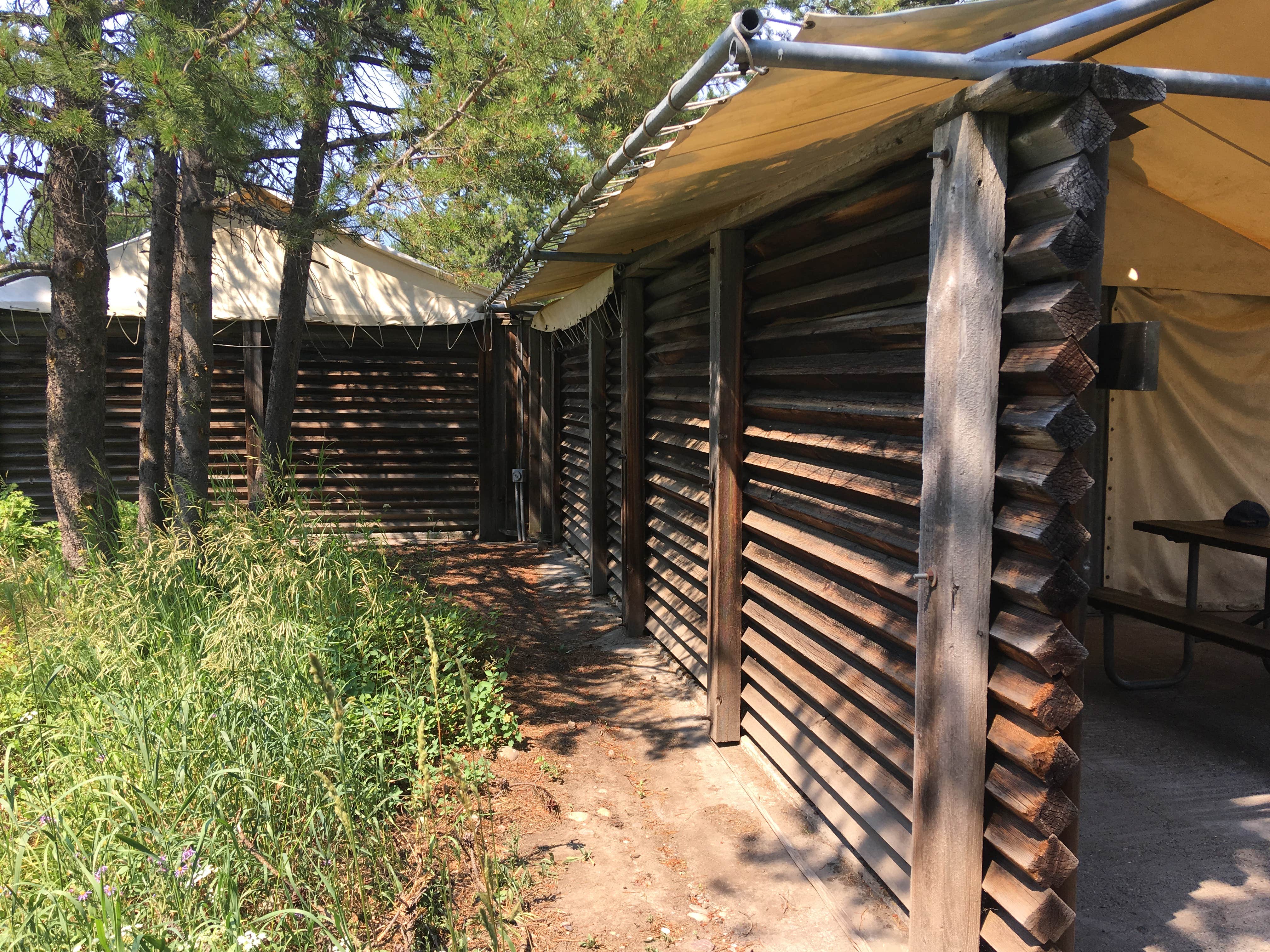 Celina M.'s photo of glamping accommodations at Colter Bay RV Park at Colter Bay Village — Grand Teton National Park near Moose, WY
