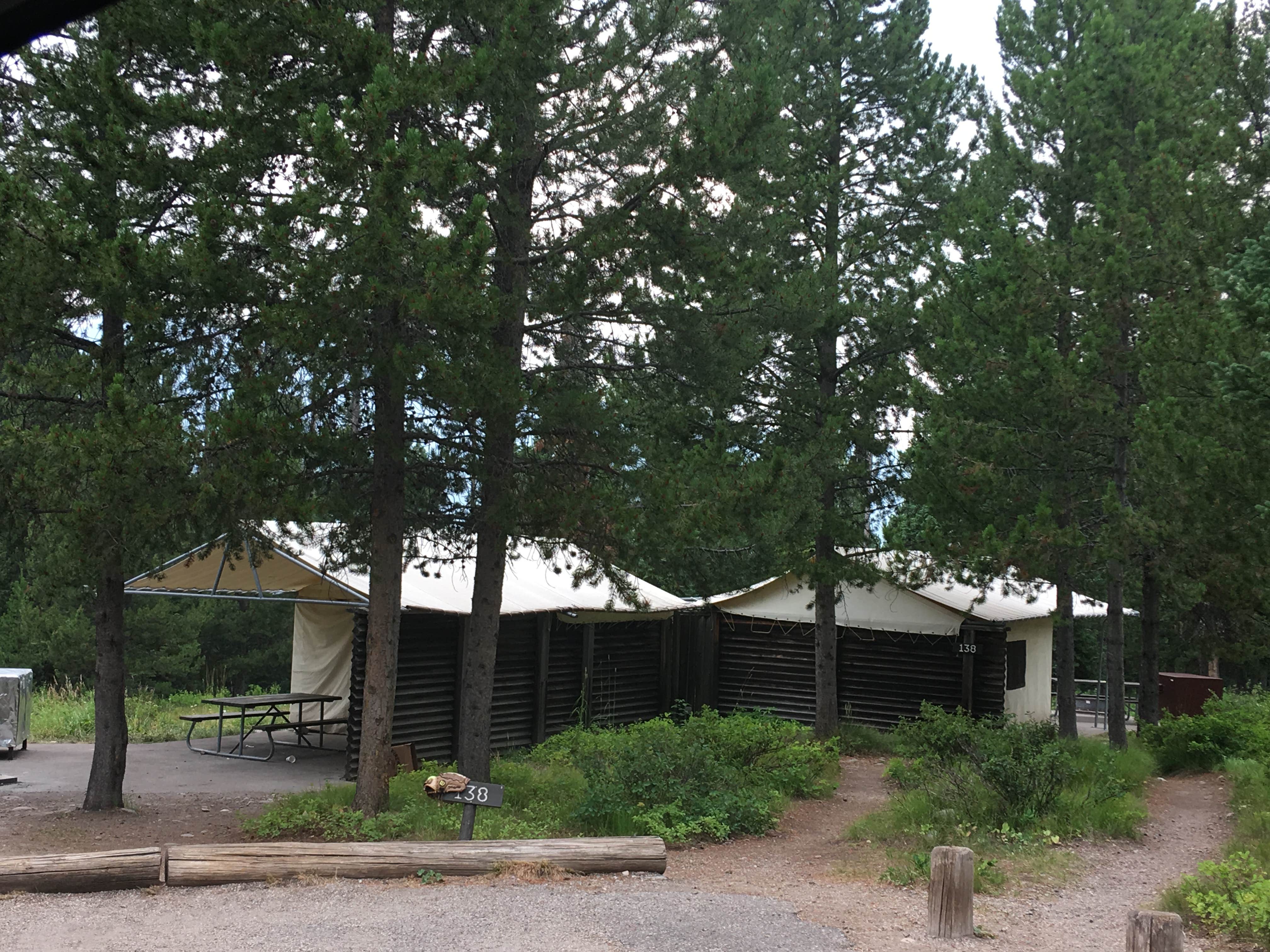 Celina M.'s photo of glamping accommodations at Colter Bay RV Park at Colter Bay Village — Grand Teton National Park in Wyoming