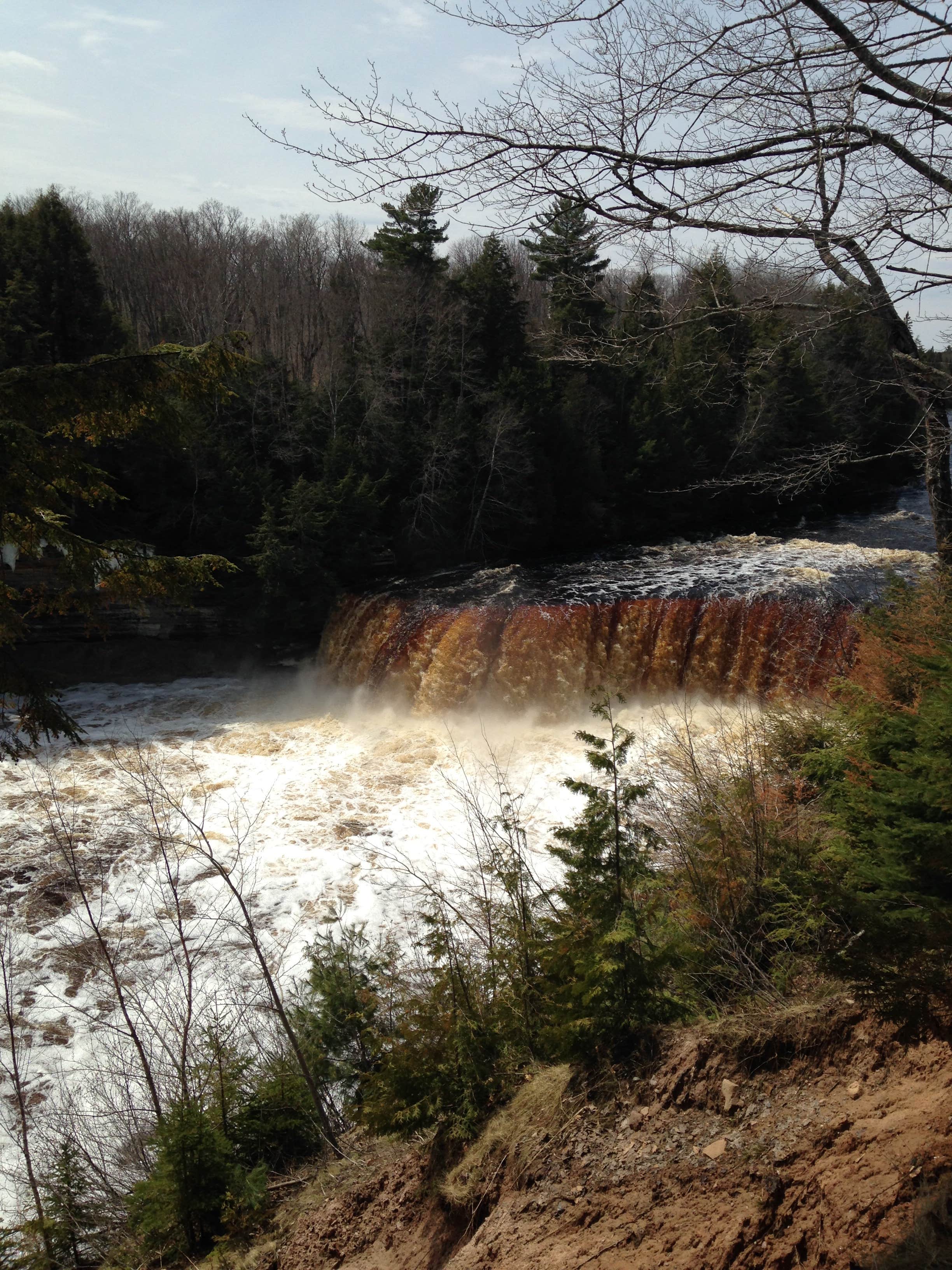 Camper-submitted photo at Rivermouth Modern Campground — Tahquamenon Falls State Park in Michigan