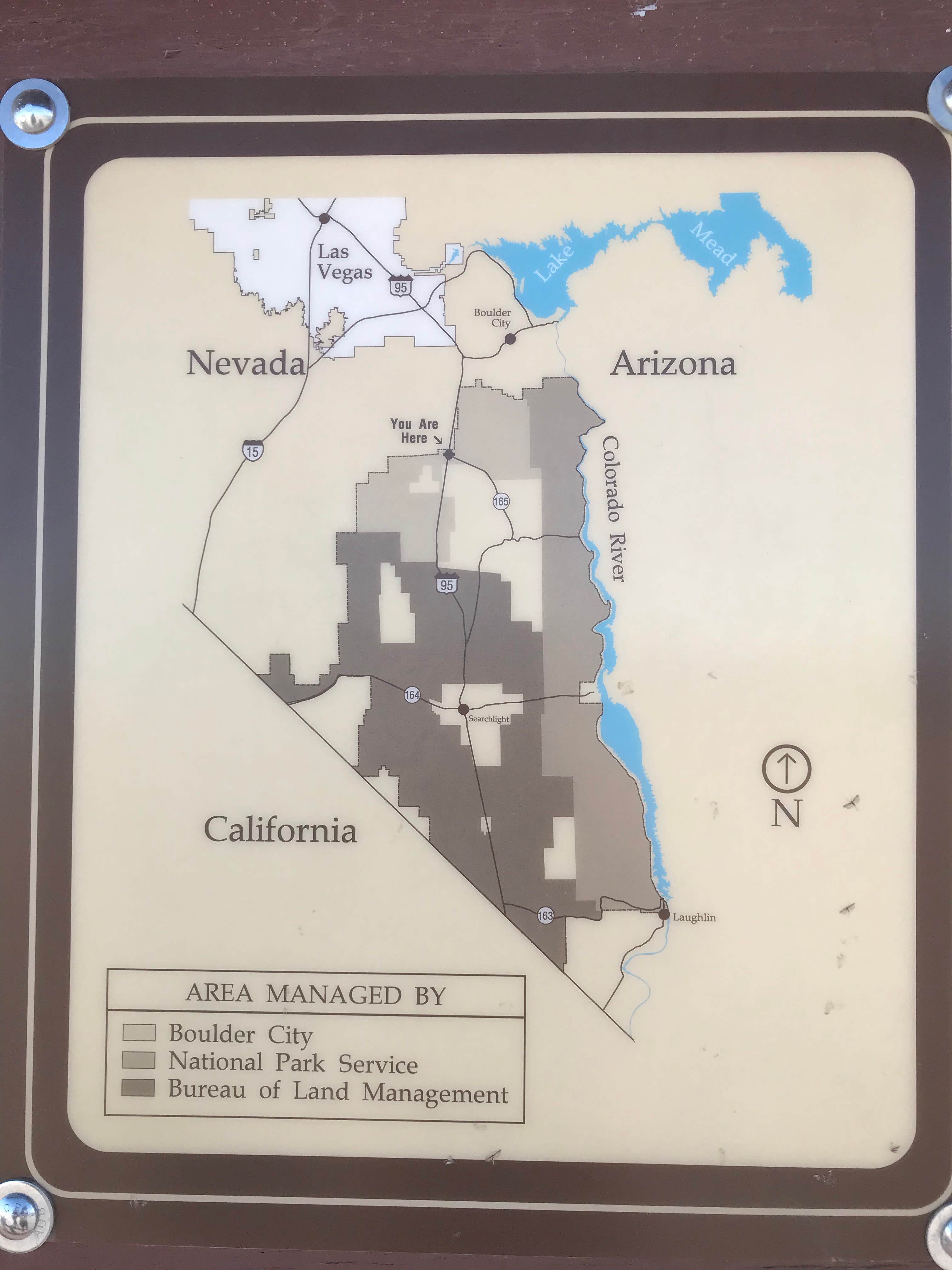 Camper-submitted photo at Knob Hill BLM Dispersed Camping near Searchlight, NV