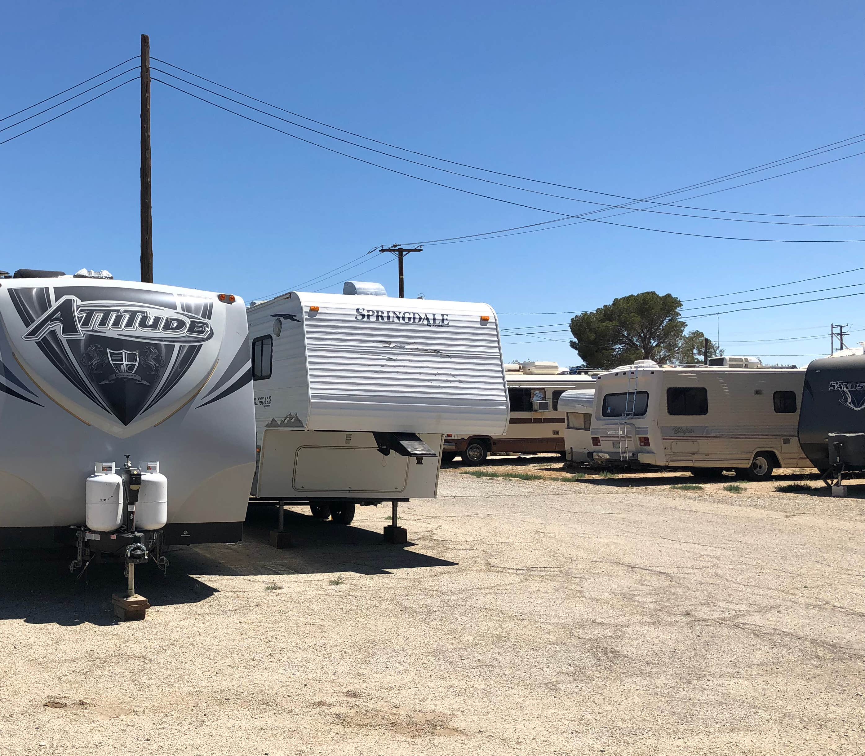 Corinna B.'s photo of rv camping at Spaceport RV Park near Angeles National Forest