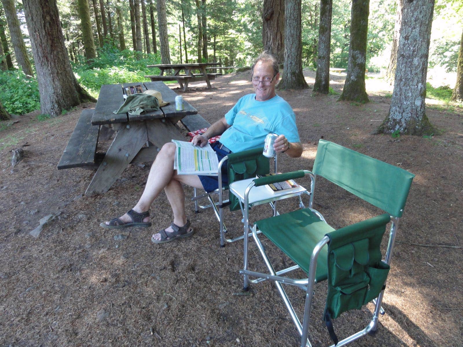 Camper-submitted photo at Beacon Rock State Park Campground near Cascade Locks, OR