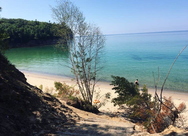 Camper-submitted photo at Chapel Beach Backcountry Campsites — Pictured Rocks National Lakeshore near Pictured Rocks National Park