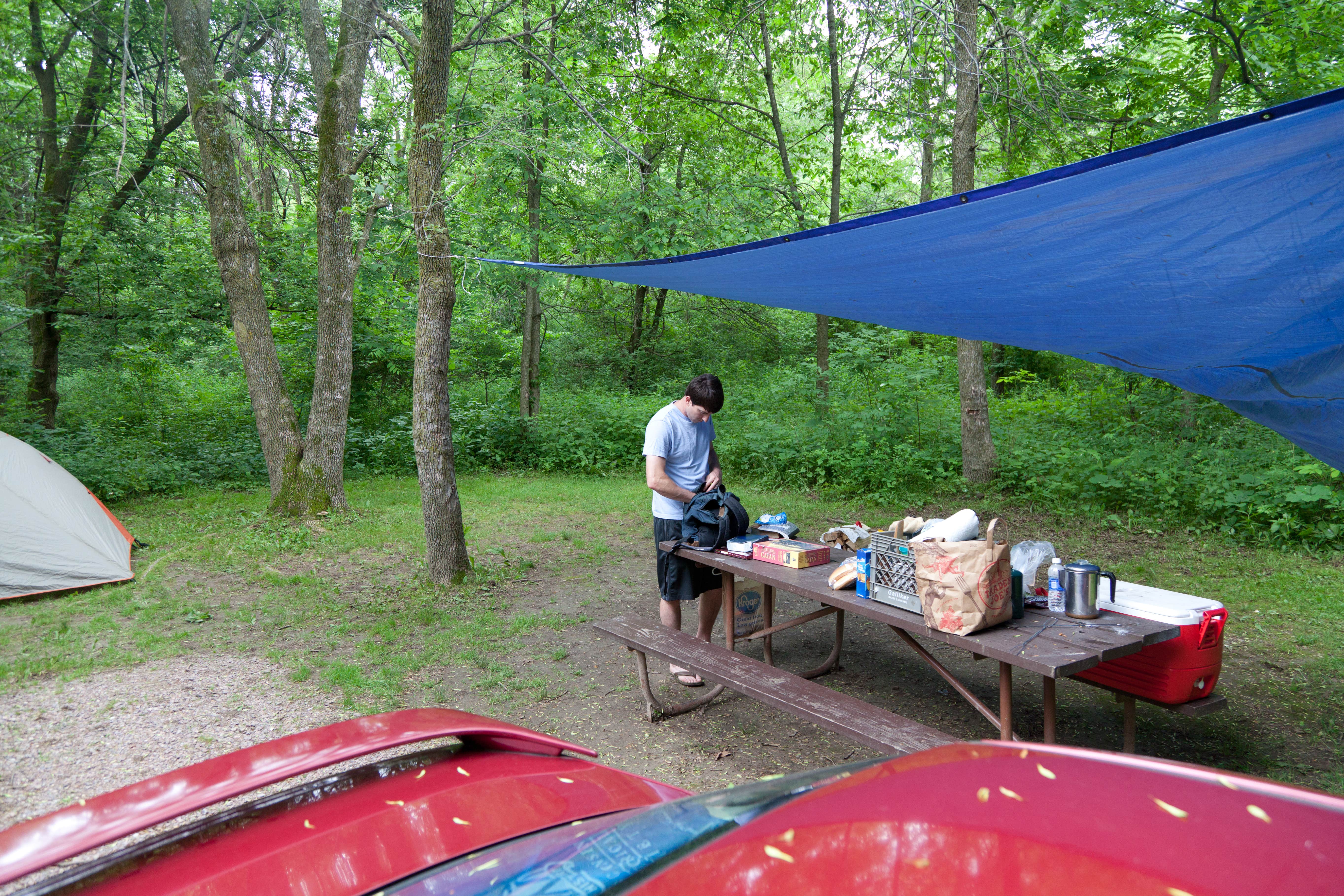 Lauren M.'s photo at Quartzite Campground — Devils Lake State Park near Lodi, WI