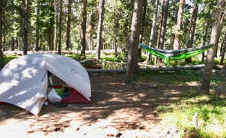 Isabelle K.'s photo of tent camping at Eagle-Holy Cross Ranger District (Vail-Eagle area) near Yampa, CO