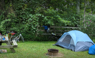 Cory D.'s photo of tent camping at Creek View Campground near Spring Glen, NY