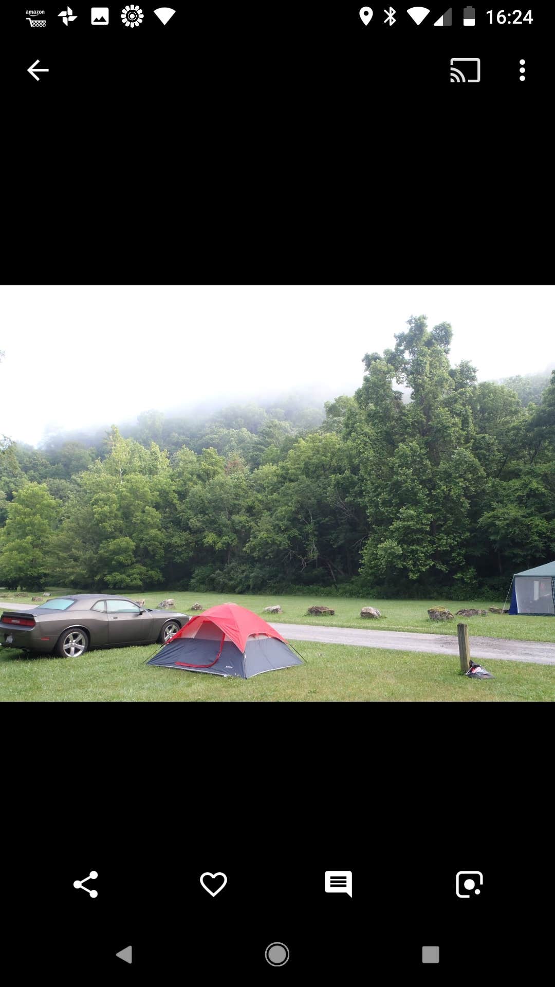 Camper-submitted photo at Blowing Springs near Warm Springs, VA