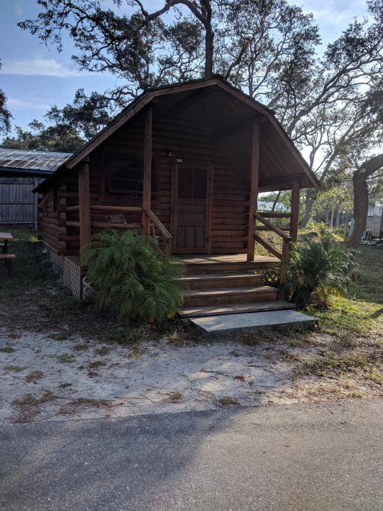 Terry J.'s photo of glamping accommodations at St. Augustine Beach KOA near Welaka, FL