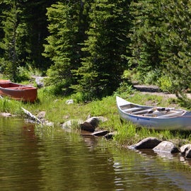 canoeing, fishing, swimming
