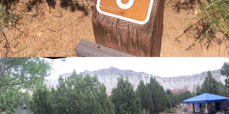 Camper submitted image from Arch Campground — Kodachrome Basin State Park