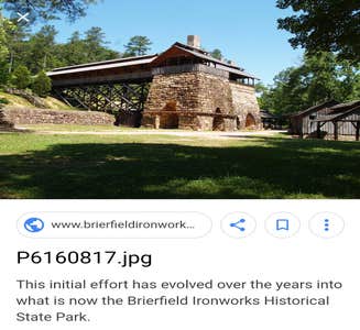 Camper-submitted photo from Brierfield Ironworks Historical Park