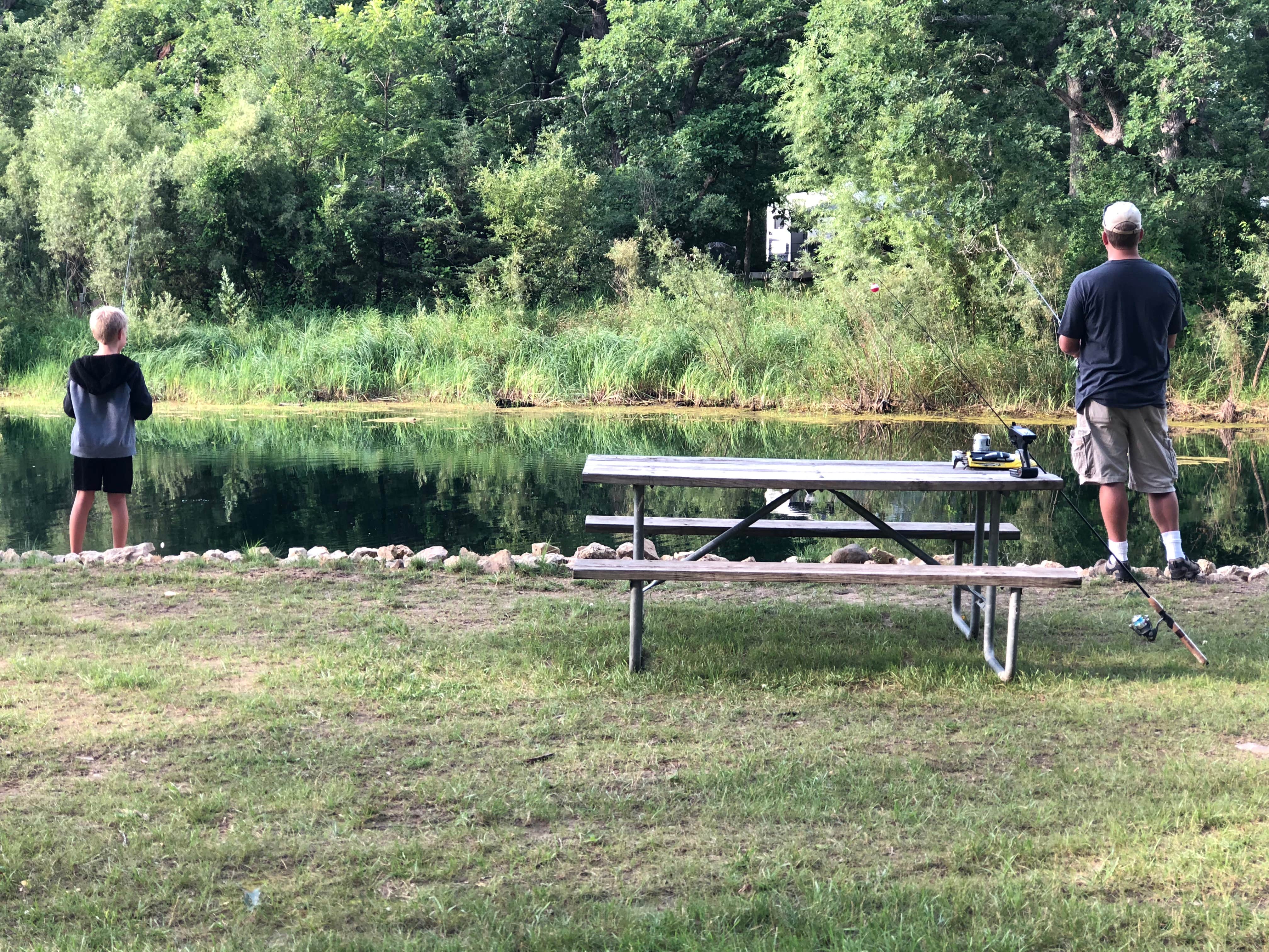 Wisconsin Camping at Green Lake Campground, Green Lake WI