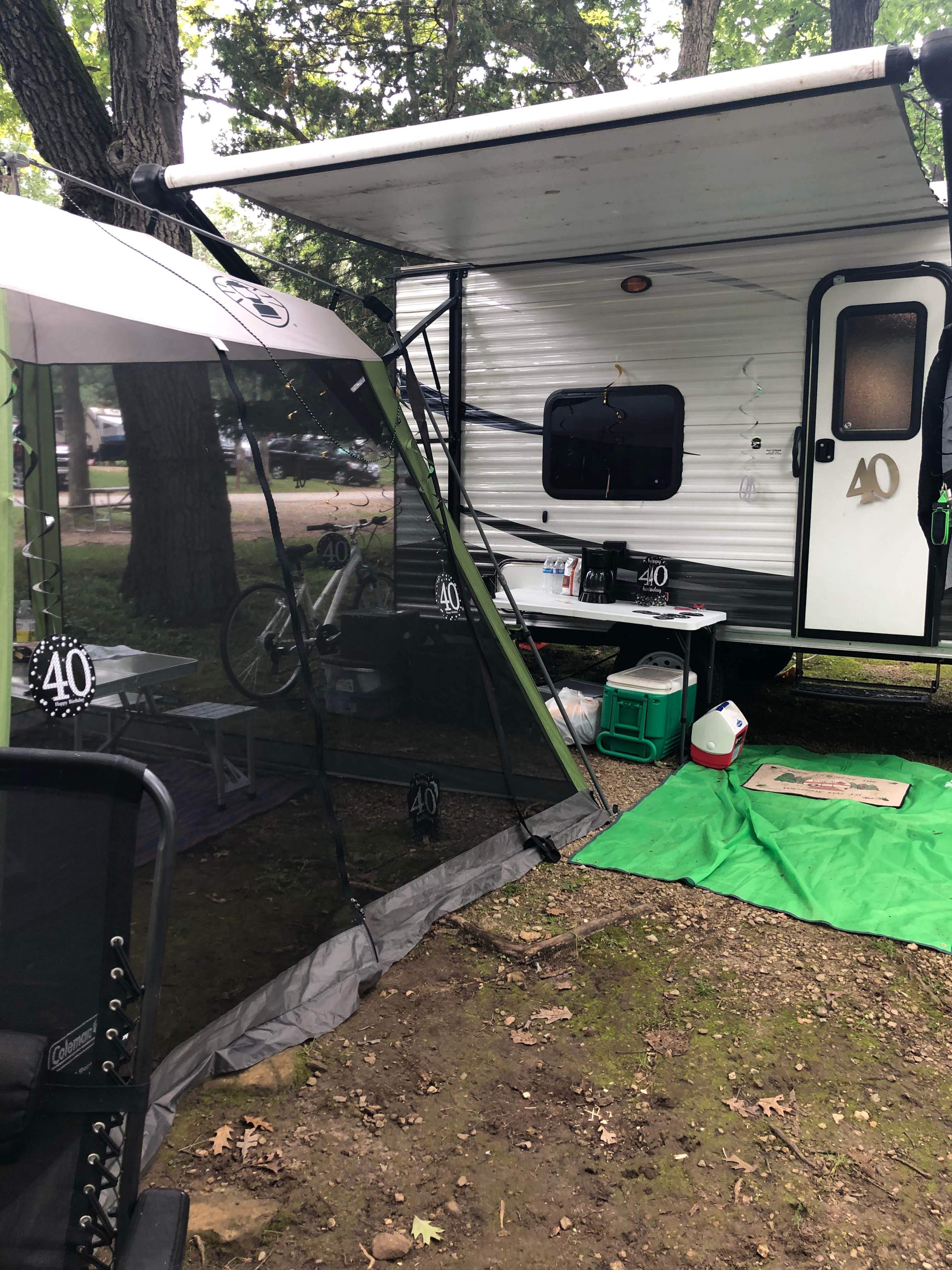 Melissa B.'s photo of rv camping at Green Lake Campground near Menasha, WI