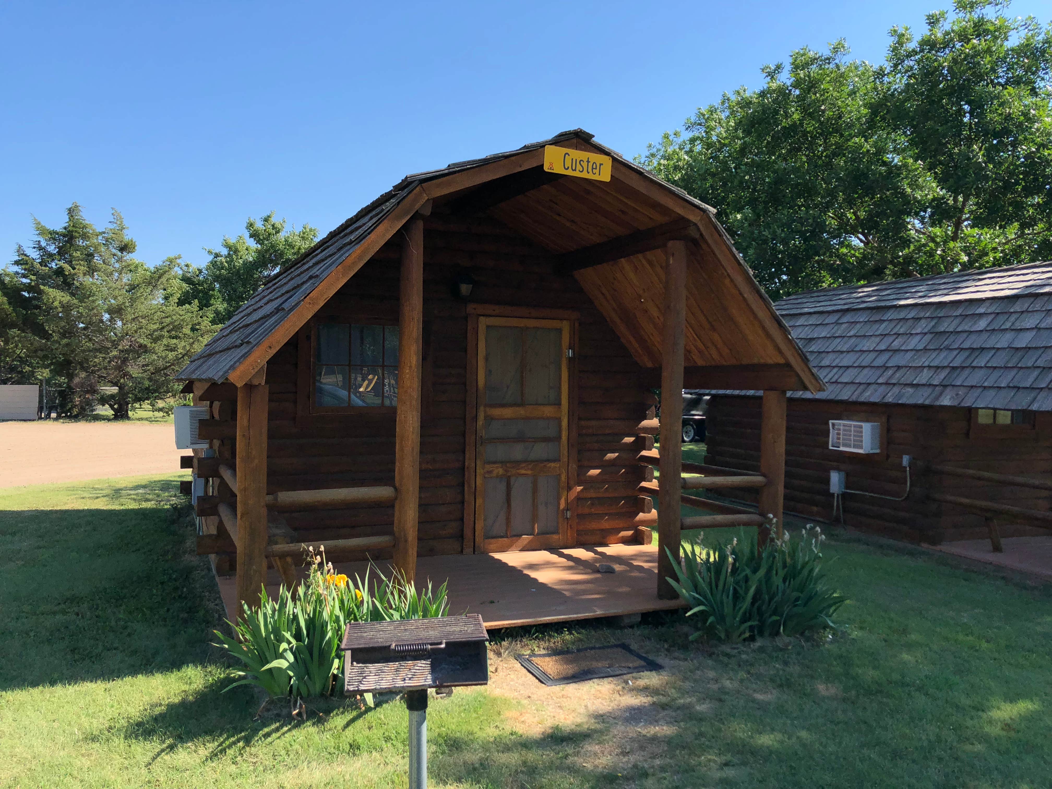 Shelby  R.'s photo of a cabin at Kennebec KOA near Chamberlain, SD