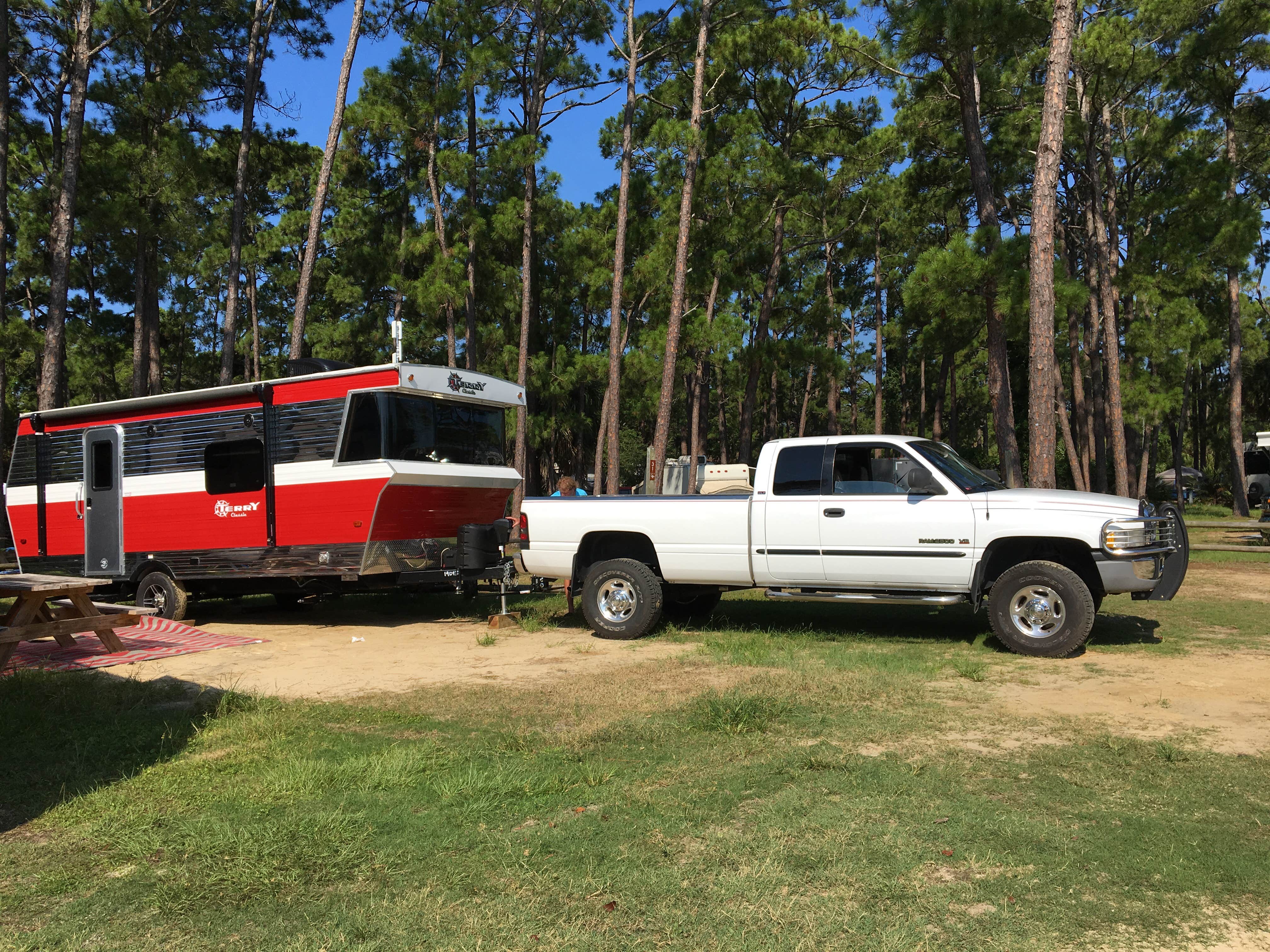 Chanda P.'s photo of rv camping at St. Andrews State Park Campground near Mexico Beach, FL