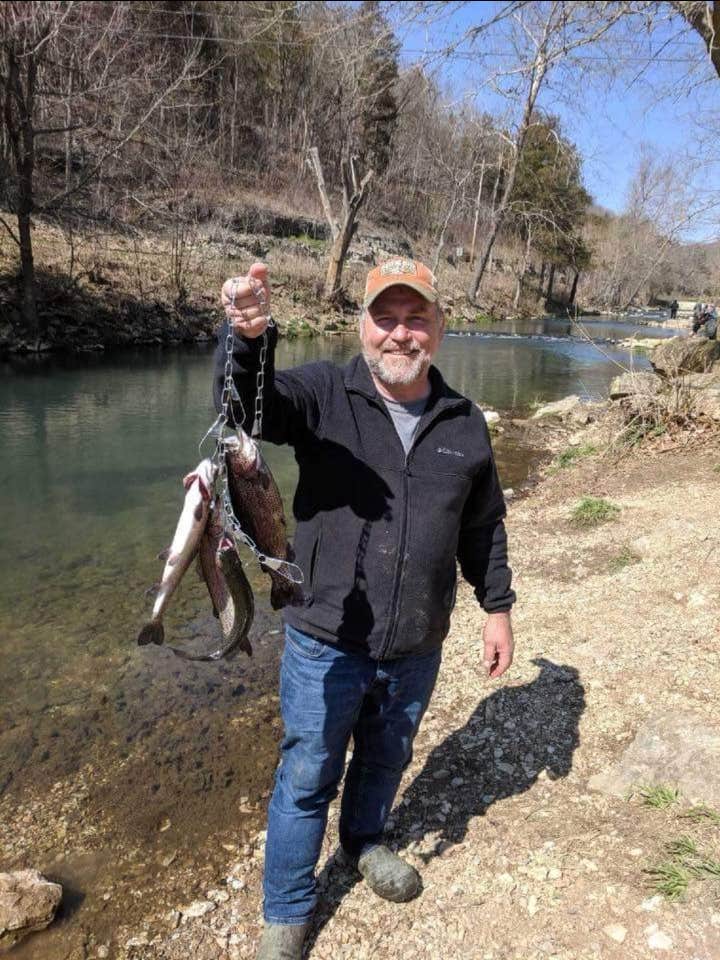 Camper-submitted photo at Roaring River State Park Campground near Rockaway Beach, MO