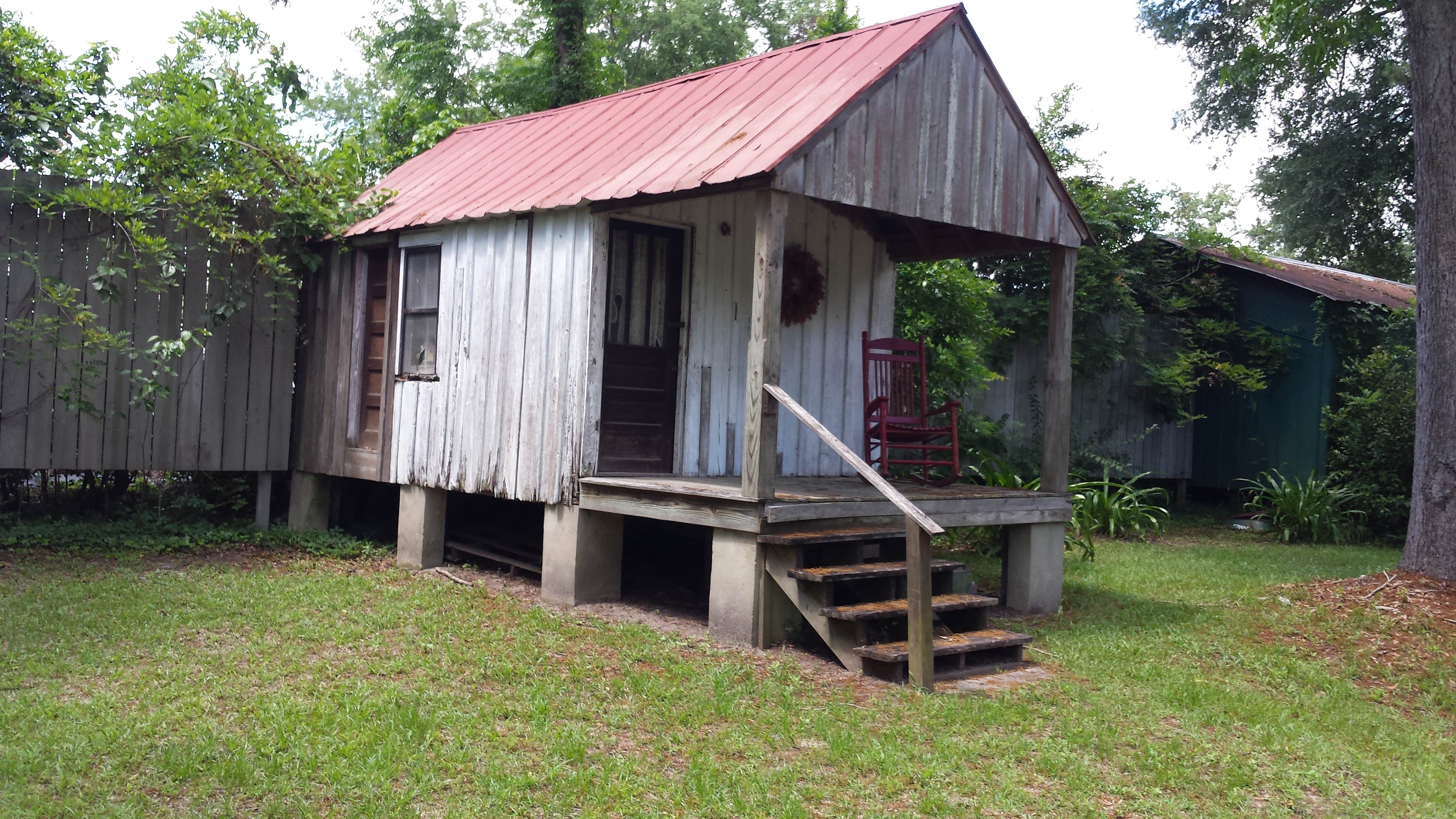 Jen G.'s photo of a cabin at Colleton State Park Campground near Drayton, SC