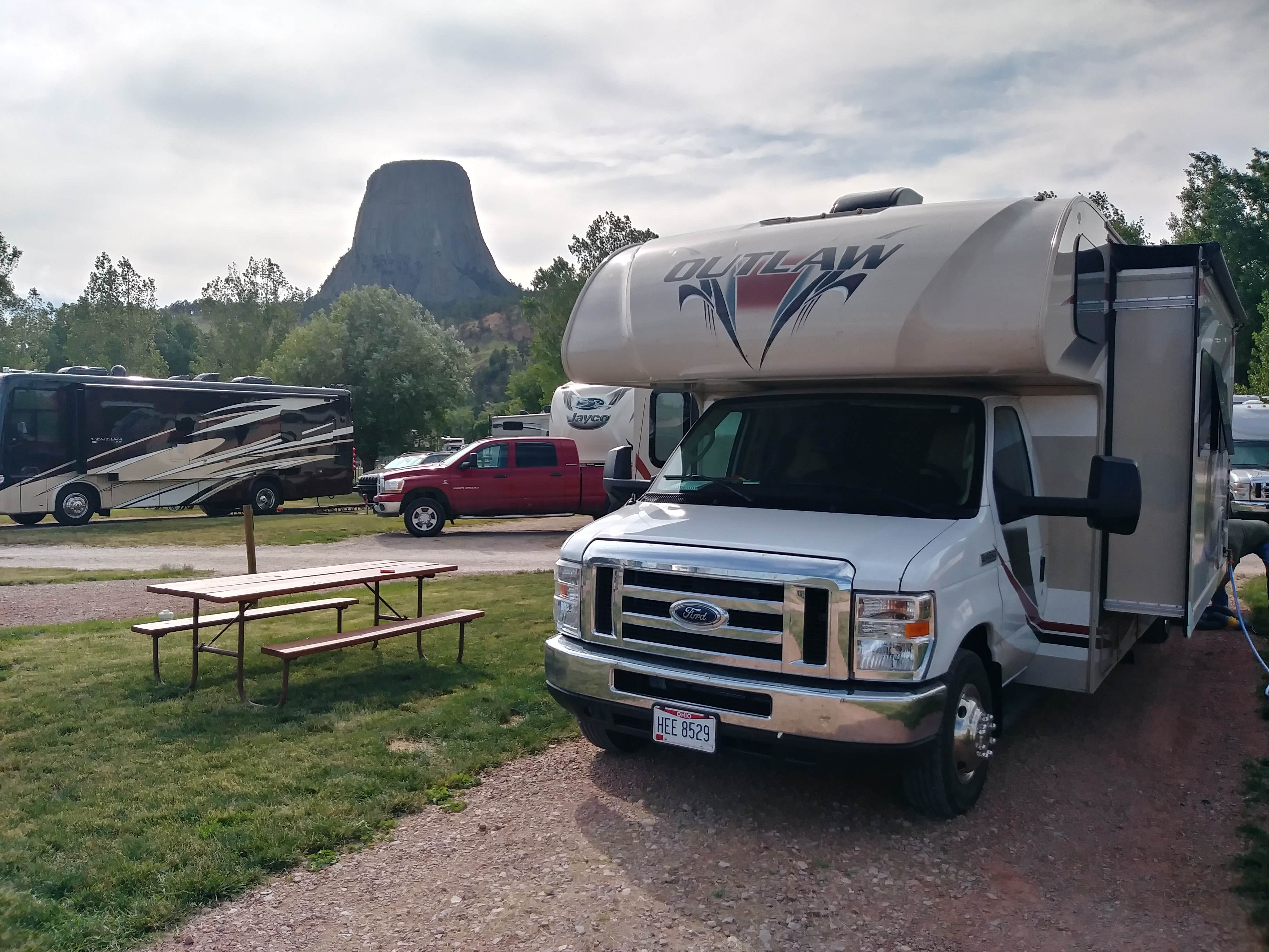 Judi B.'s photo of rv camping at Devils Tower KOA near Moorcroft, WY