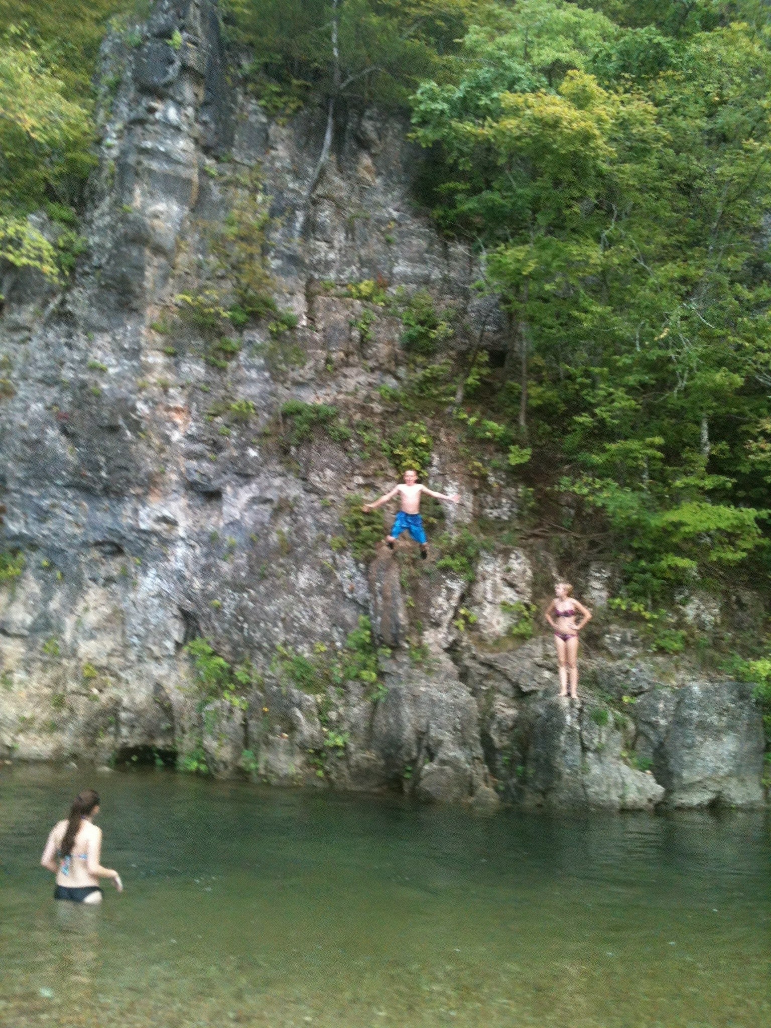 Jumping off the bluffs