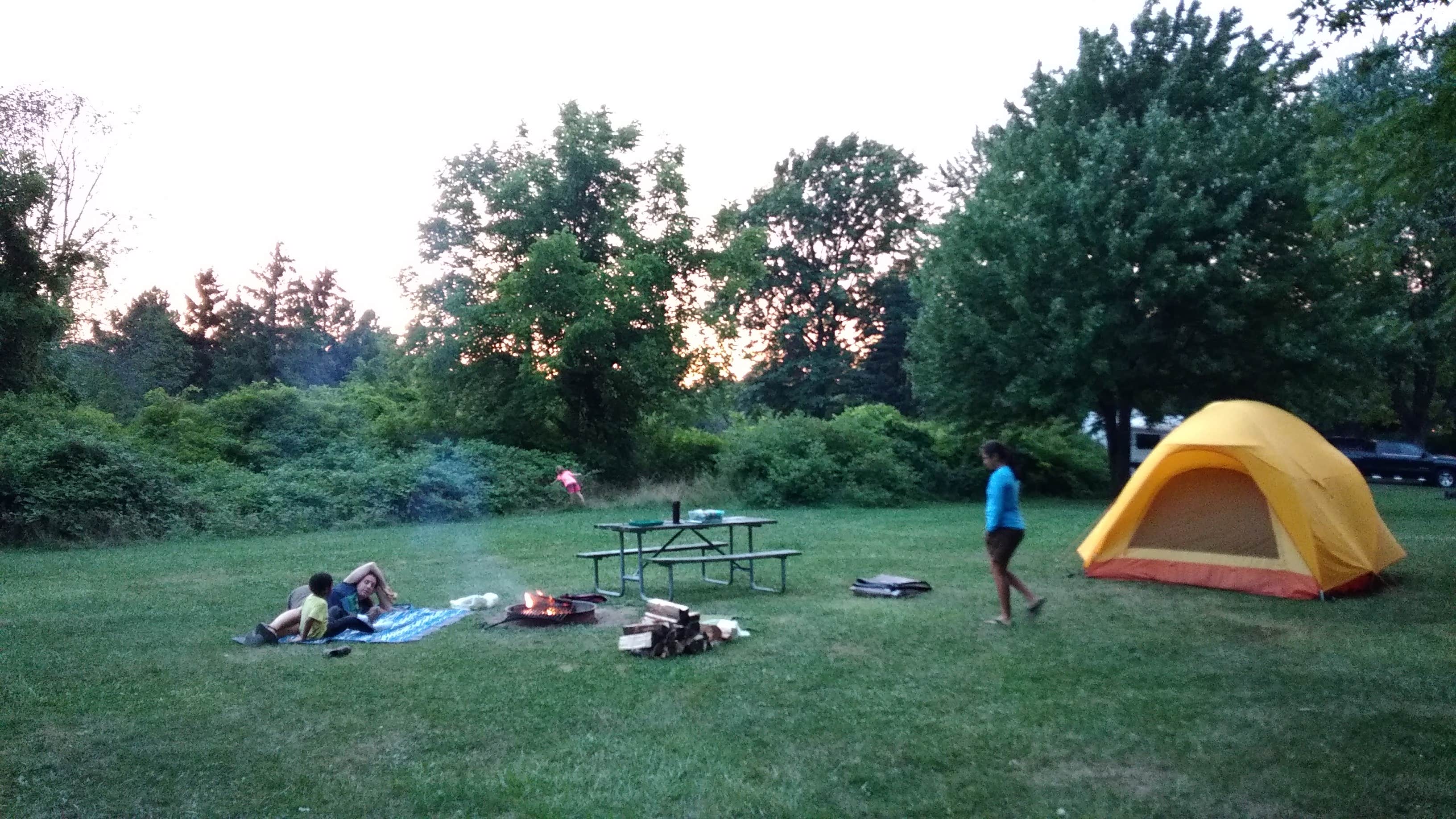 Camper-submitted photo at Four Mile Creek State Park Campground in New York