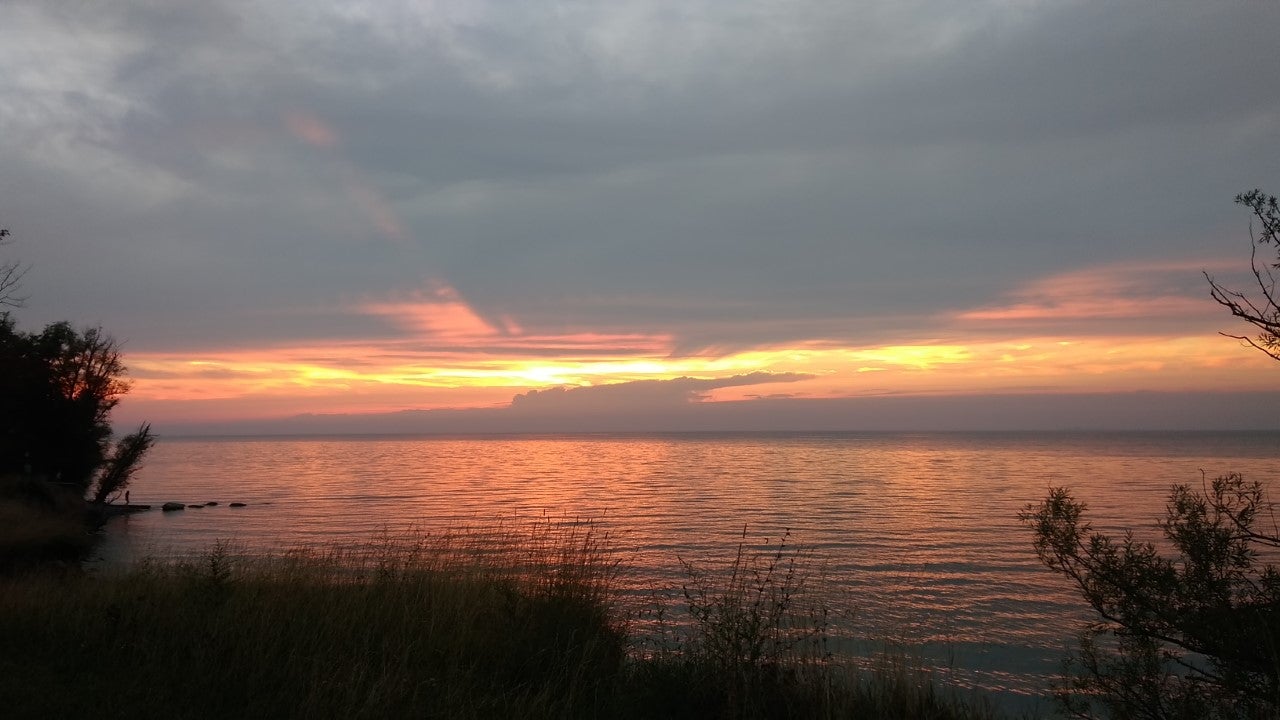 Super sunset over Lake Ontario 