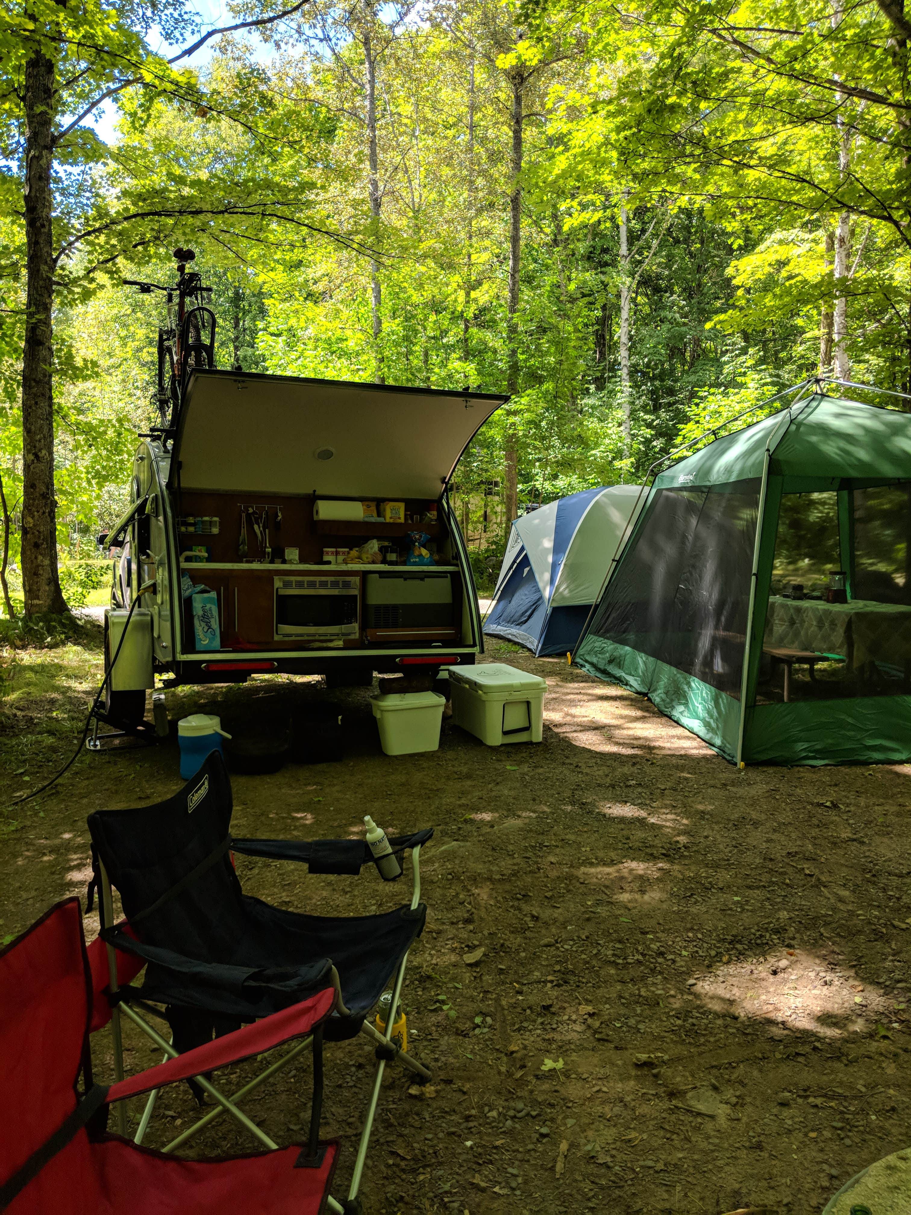 Camper submitted image from Bewabic State Park Campground - 2