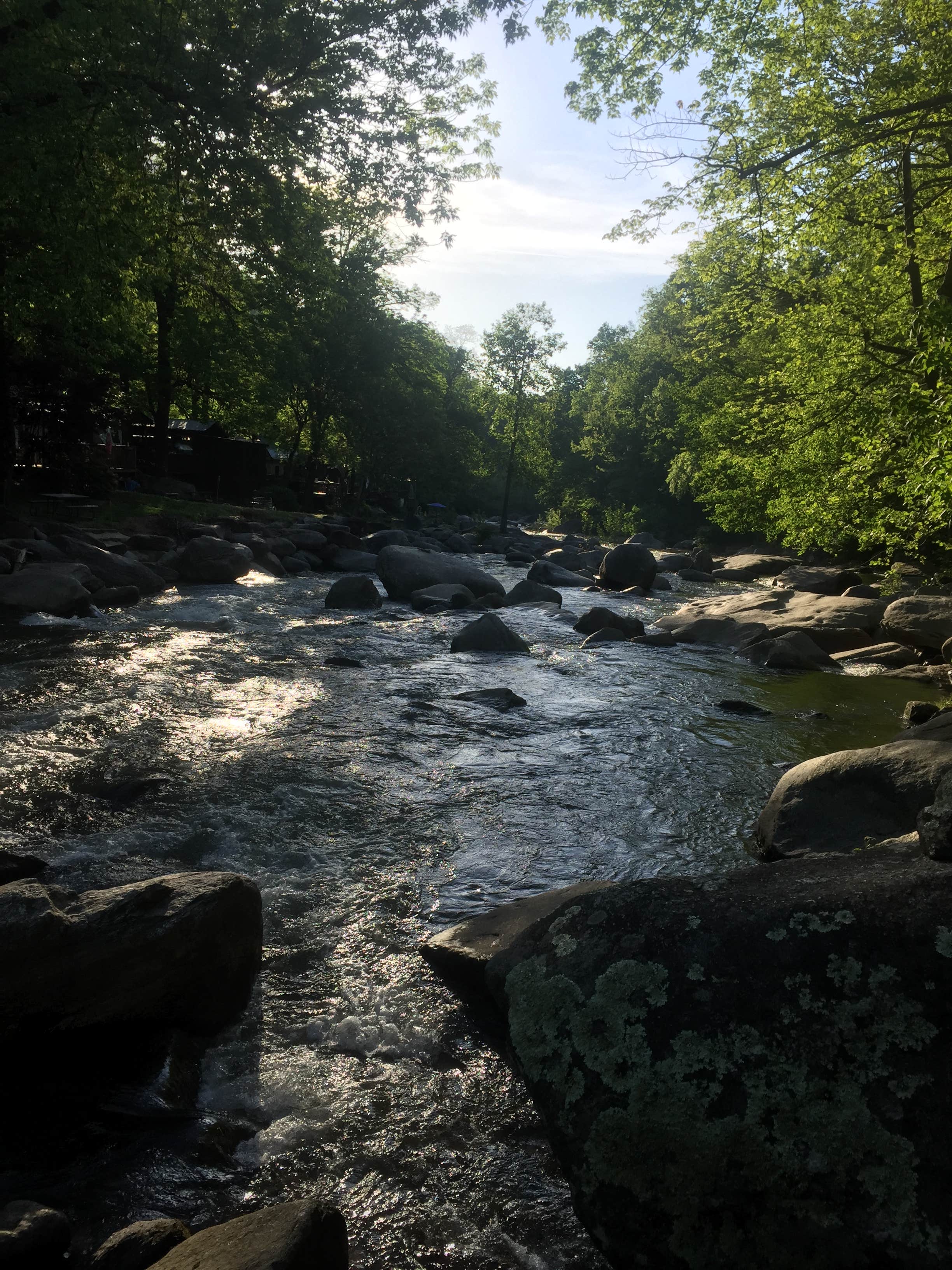 Camper submitted image from Hickory Nut Falls Family Campground - 2