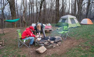 Caroline G.'s photo of tent camping at Blue Bear Mountain Camp near Sparta, NC