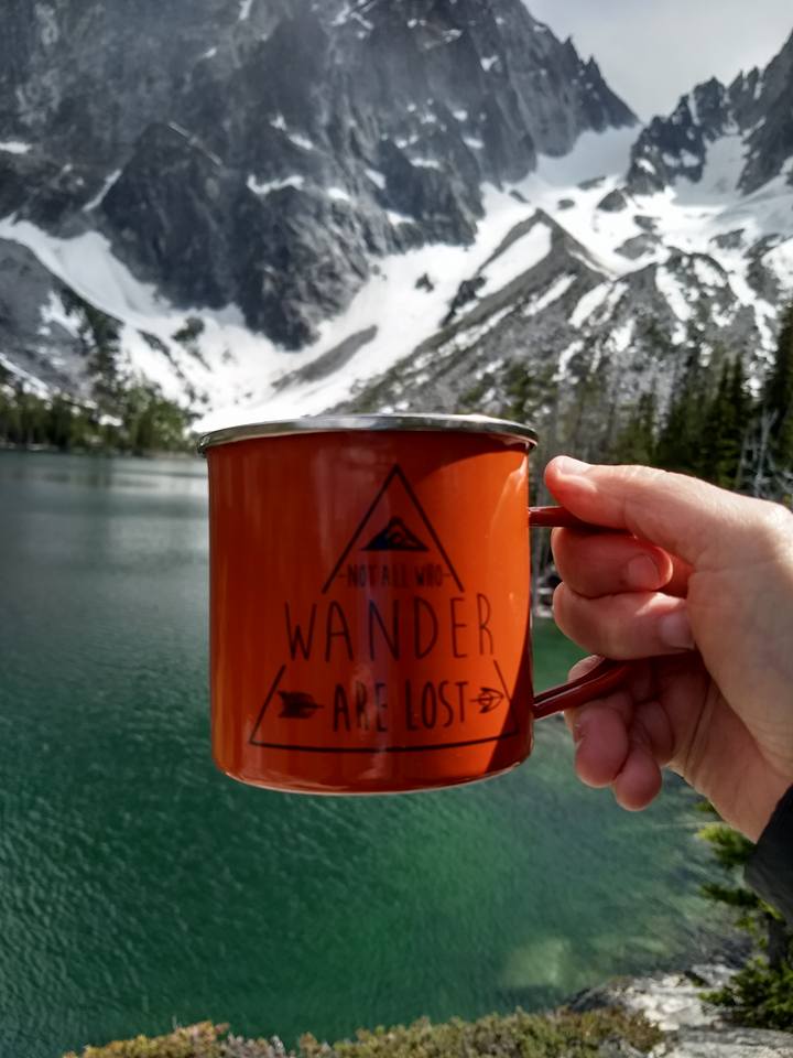 Morning coffee with an amazing view