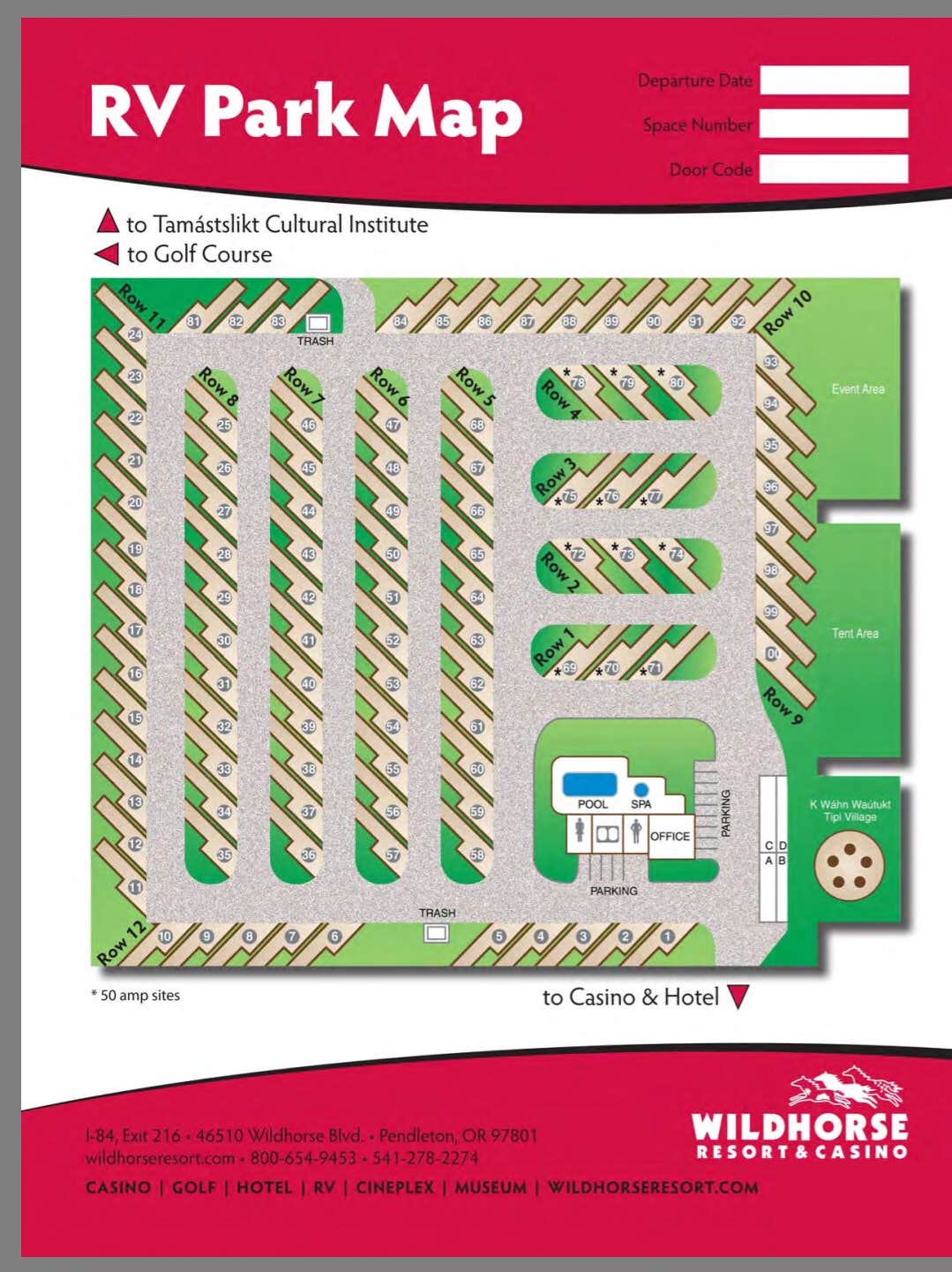 Wildhorse Resort Casino Rv Park Tipi Villiage The Dyrt