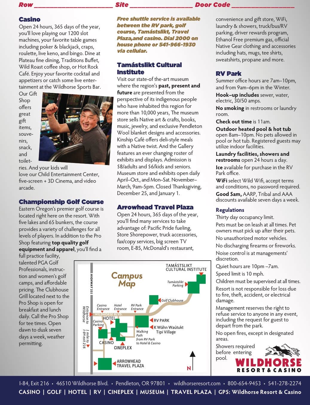 Camper-submitted photo at Wildhorse Resort Casino RV Park & Tipi Villiage near Adams, OR